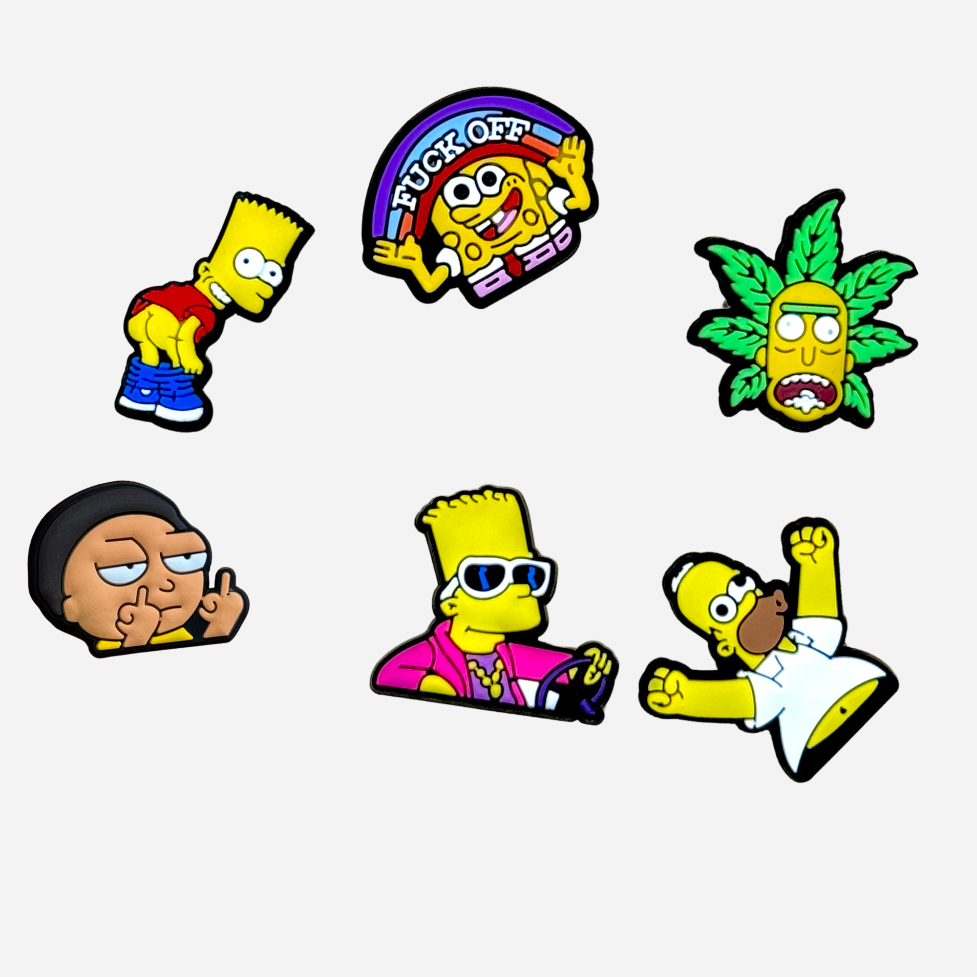 Charms für Clogs – Figuren aus der Popkultur