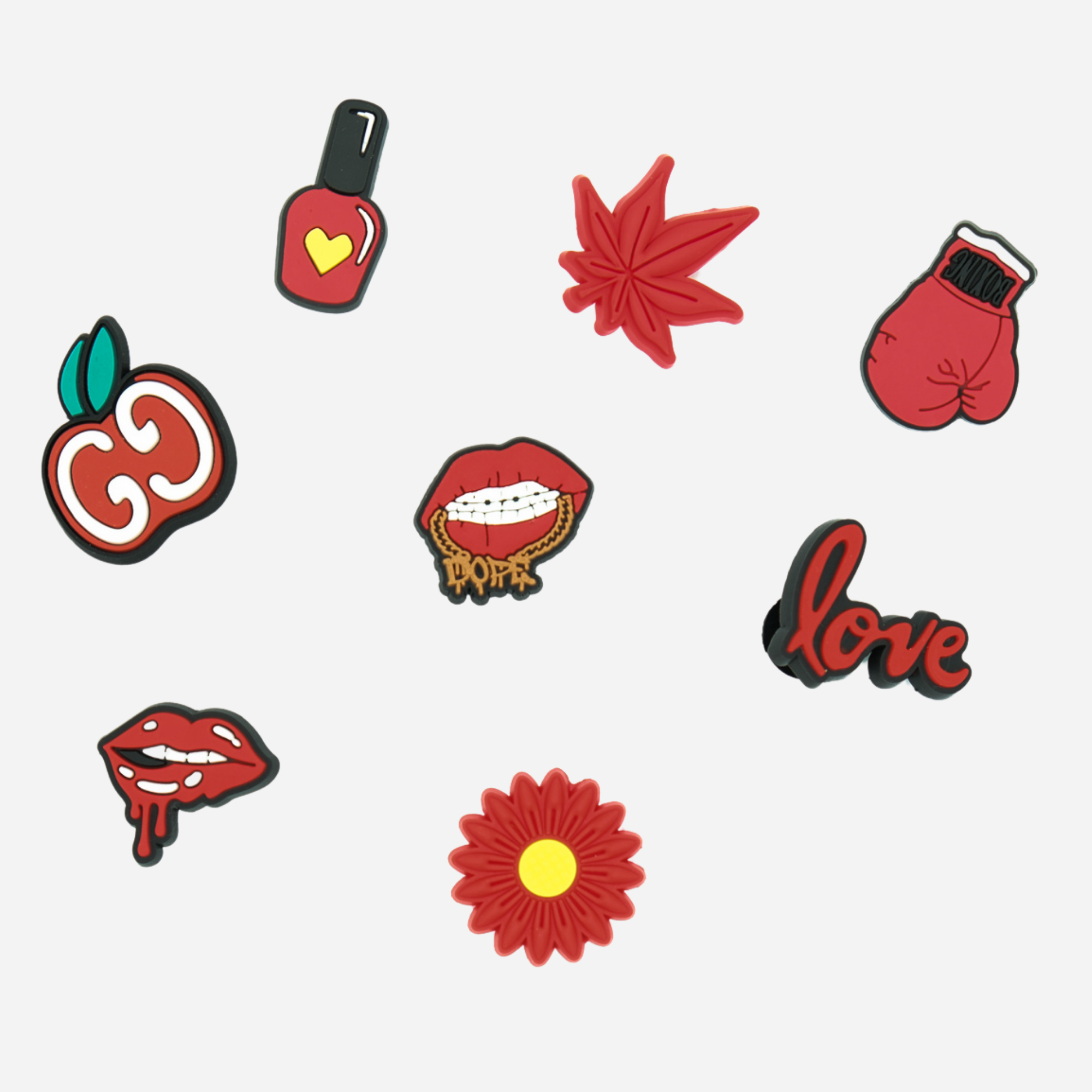 Charm für Clogs - Rot 1