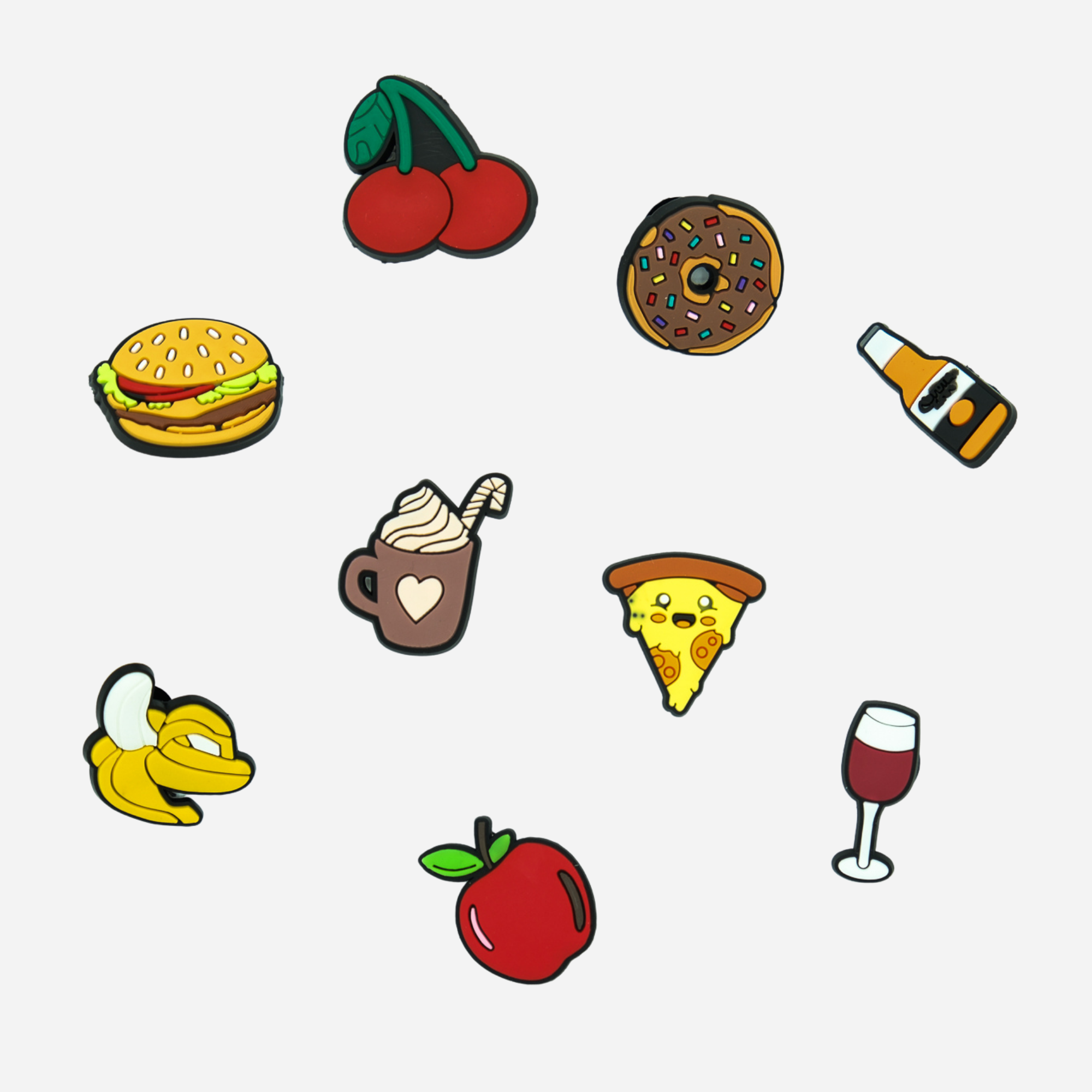 Charms für Clogs – Essen und Trinken