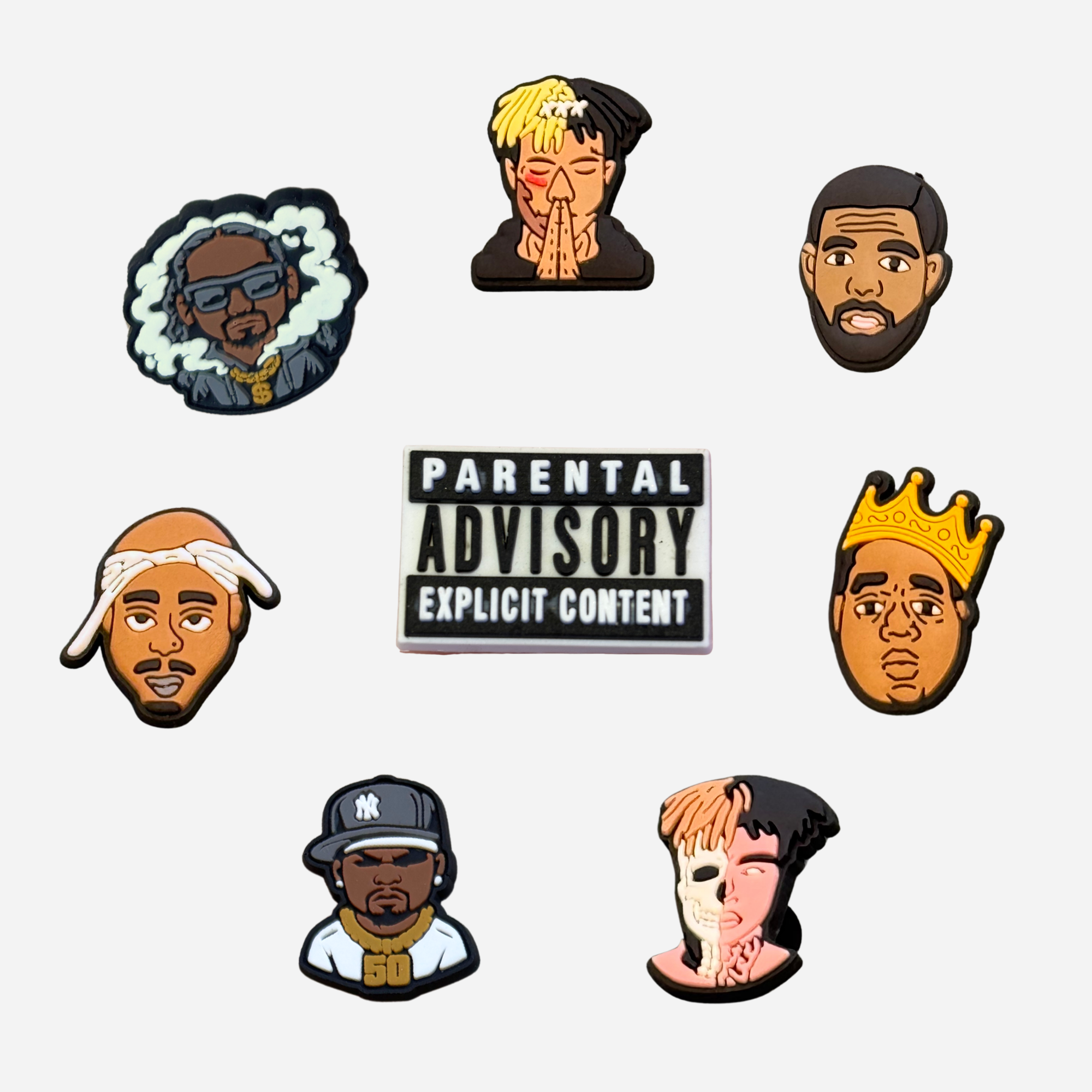 Charms für Clogs - Französischer Rap