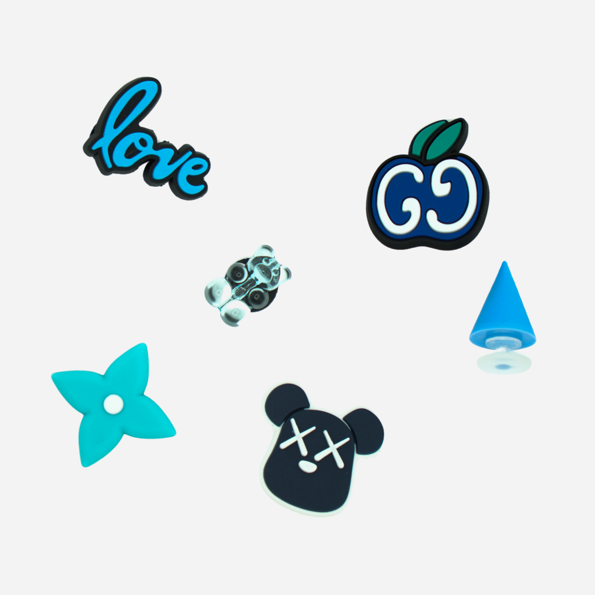 Charm für Clogs – Himmelblau