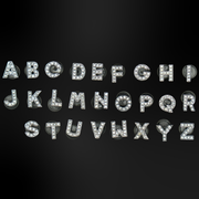 Charms für Clogs – Metallbuchstaben