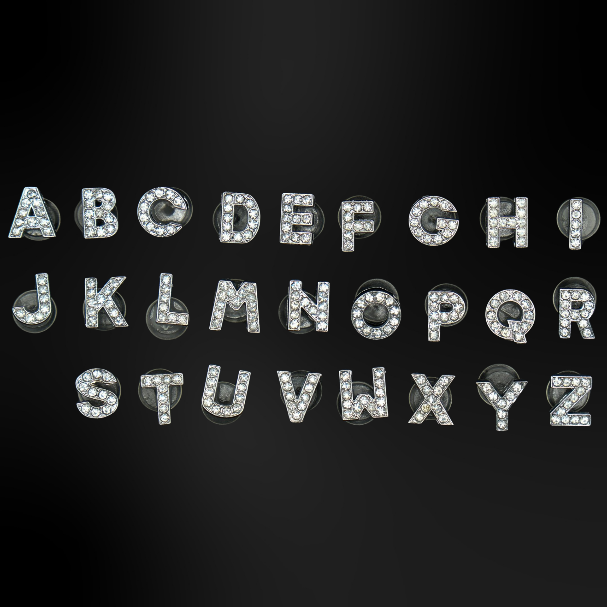 Charms für Clogs – Metallbuchstaben