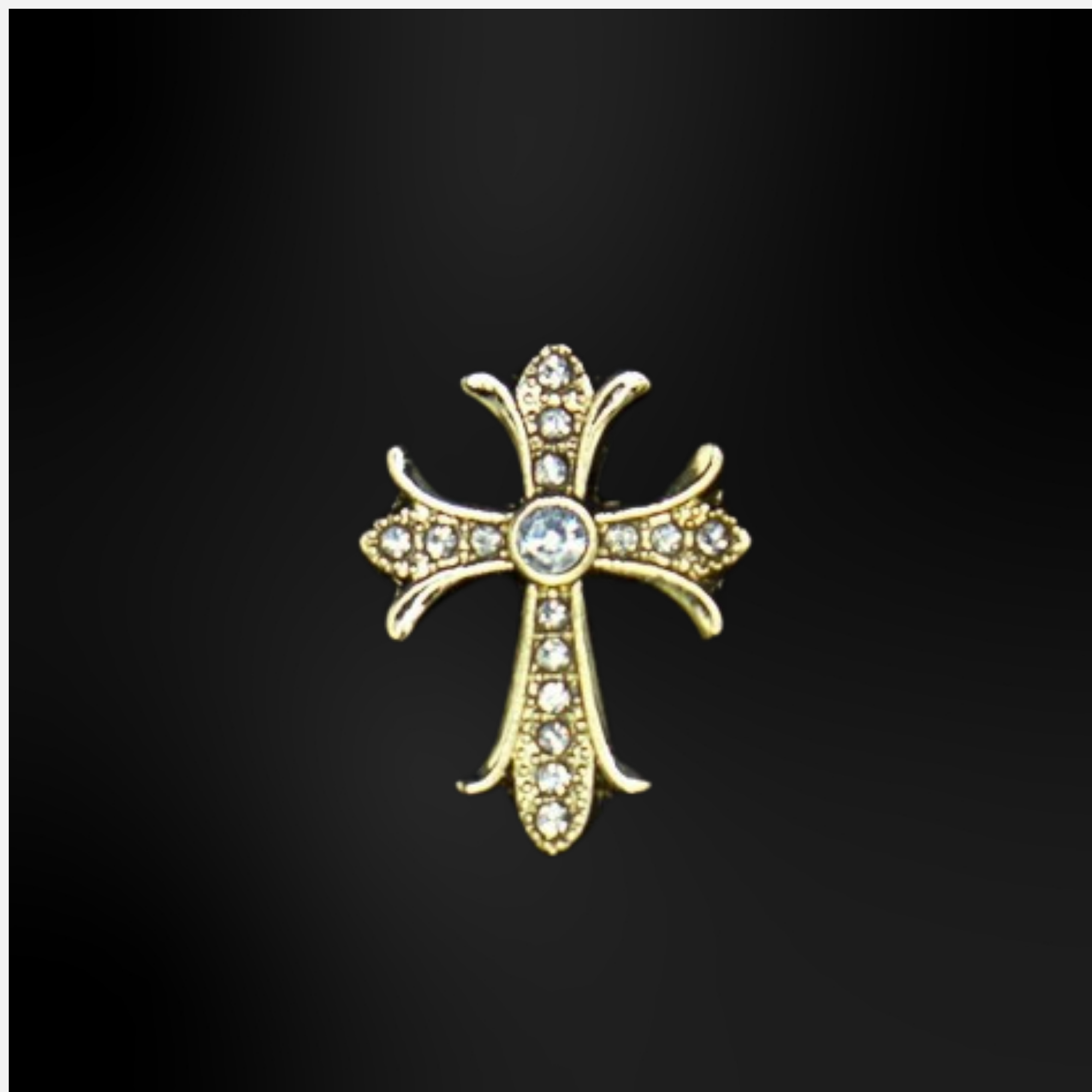 Goldene Metallic-Pins für Clogs - 2