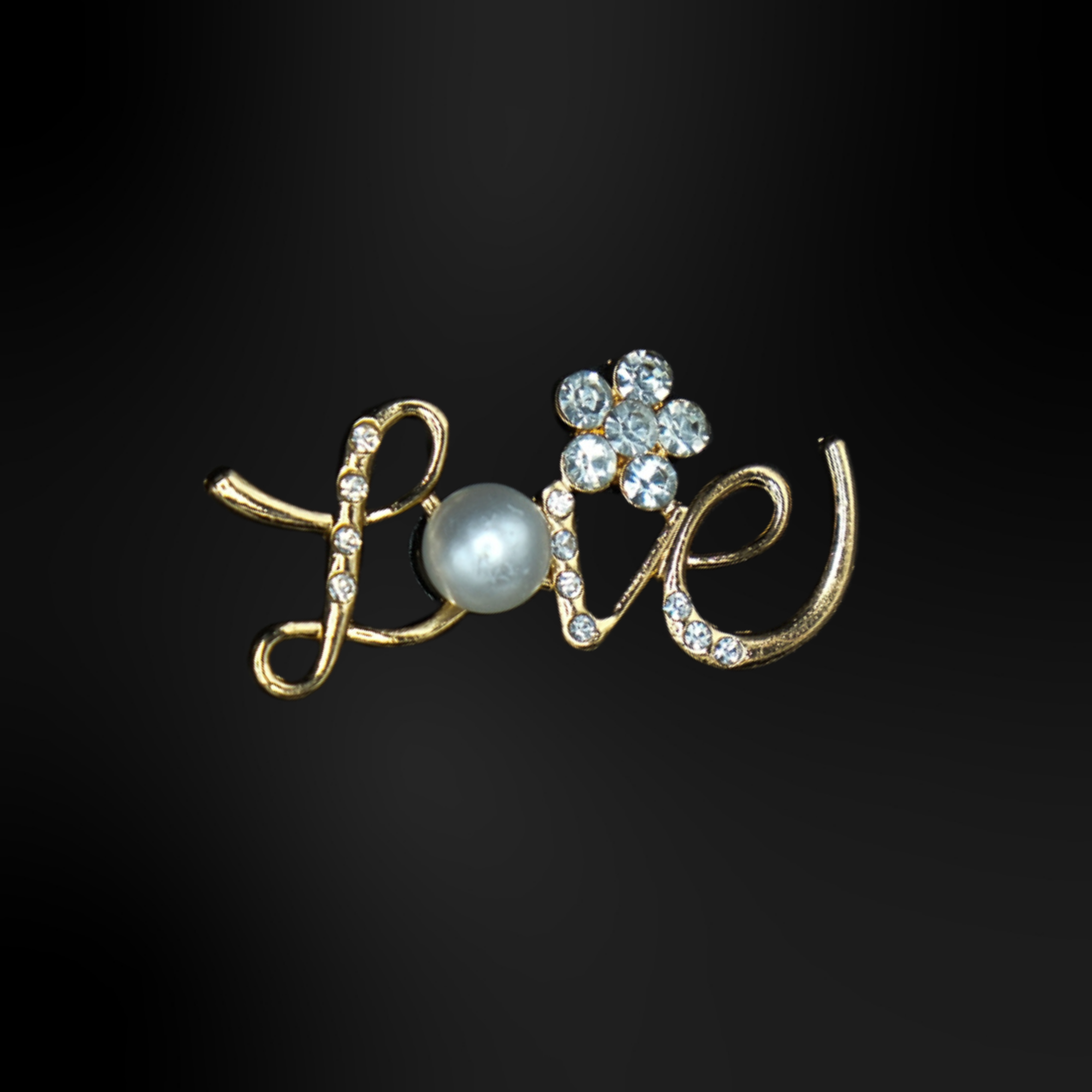 Goldene Metallic-Clognadeln - 1