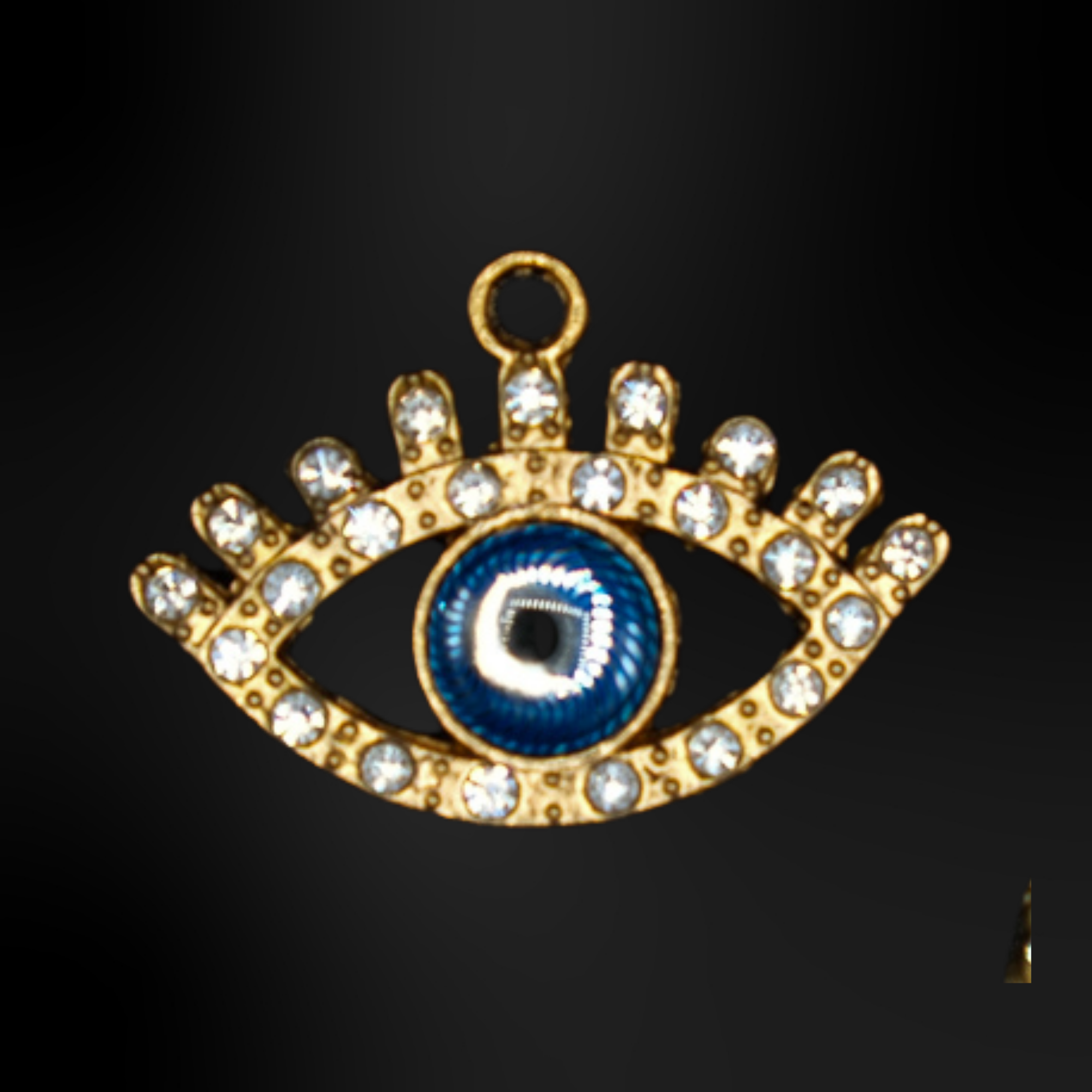 Blaue Metallic-Pins für Clogs