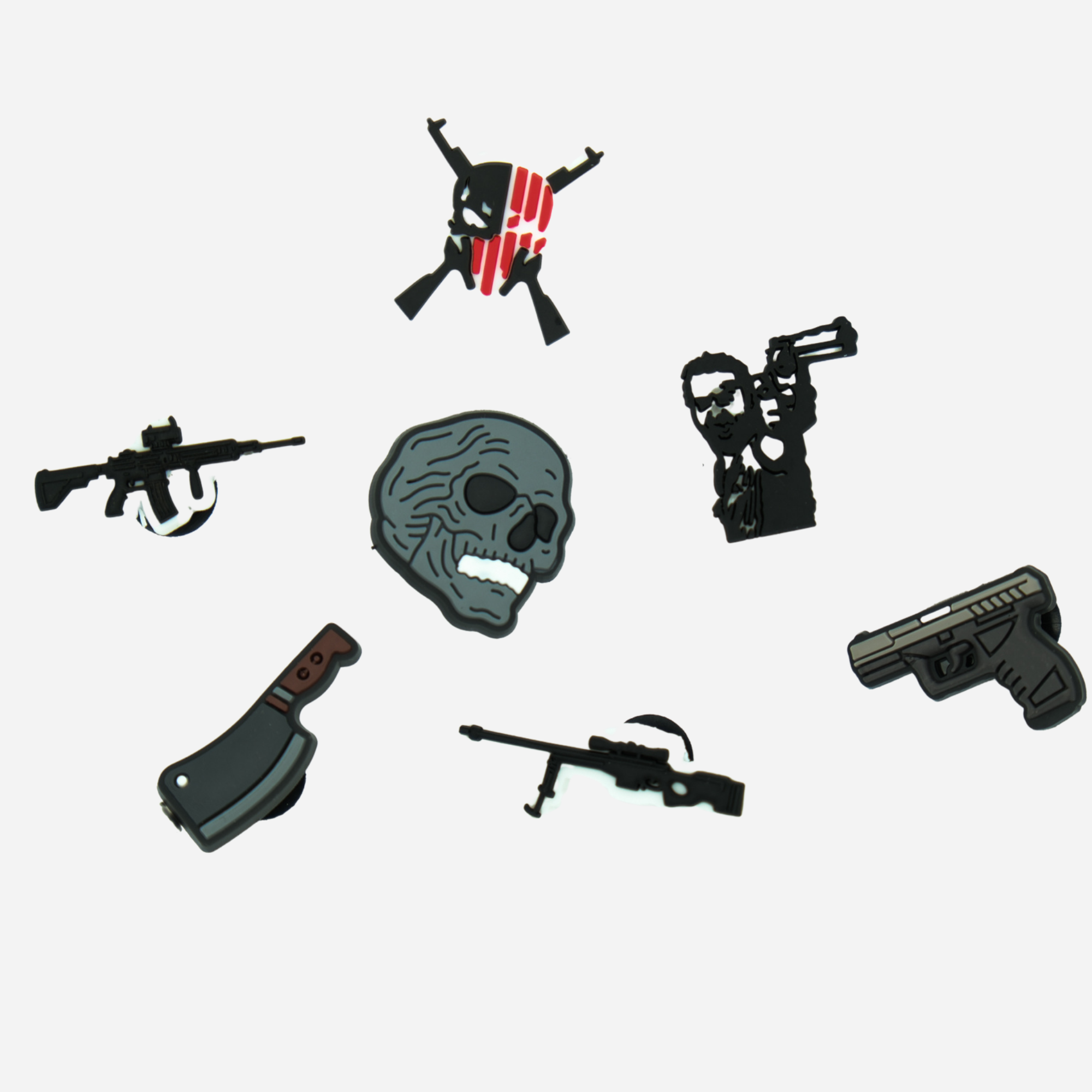 Charms für Clogs - Waffen