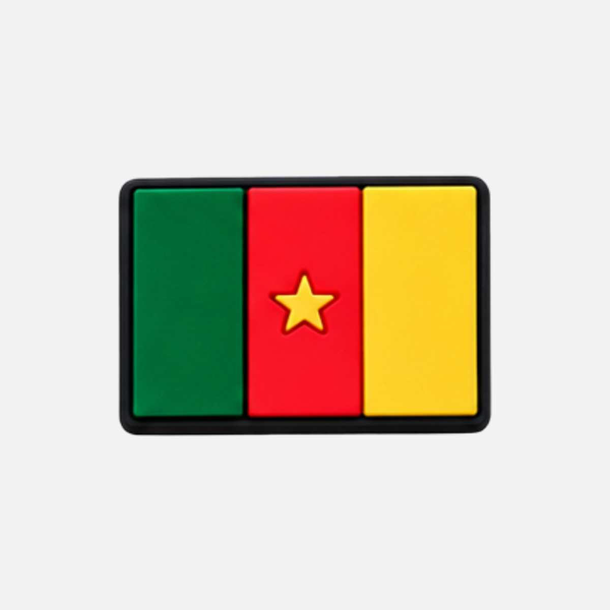 Charm für Clogs – Afrikanische Flagge