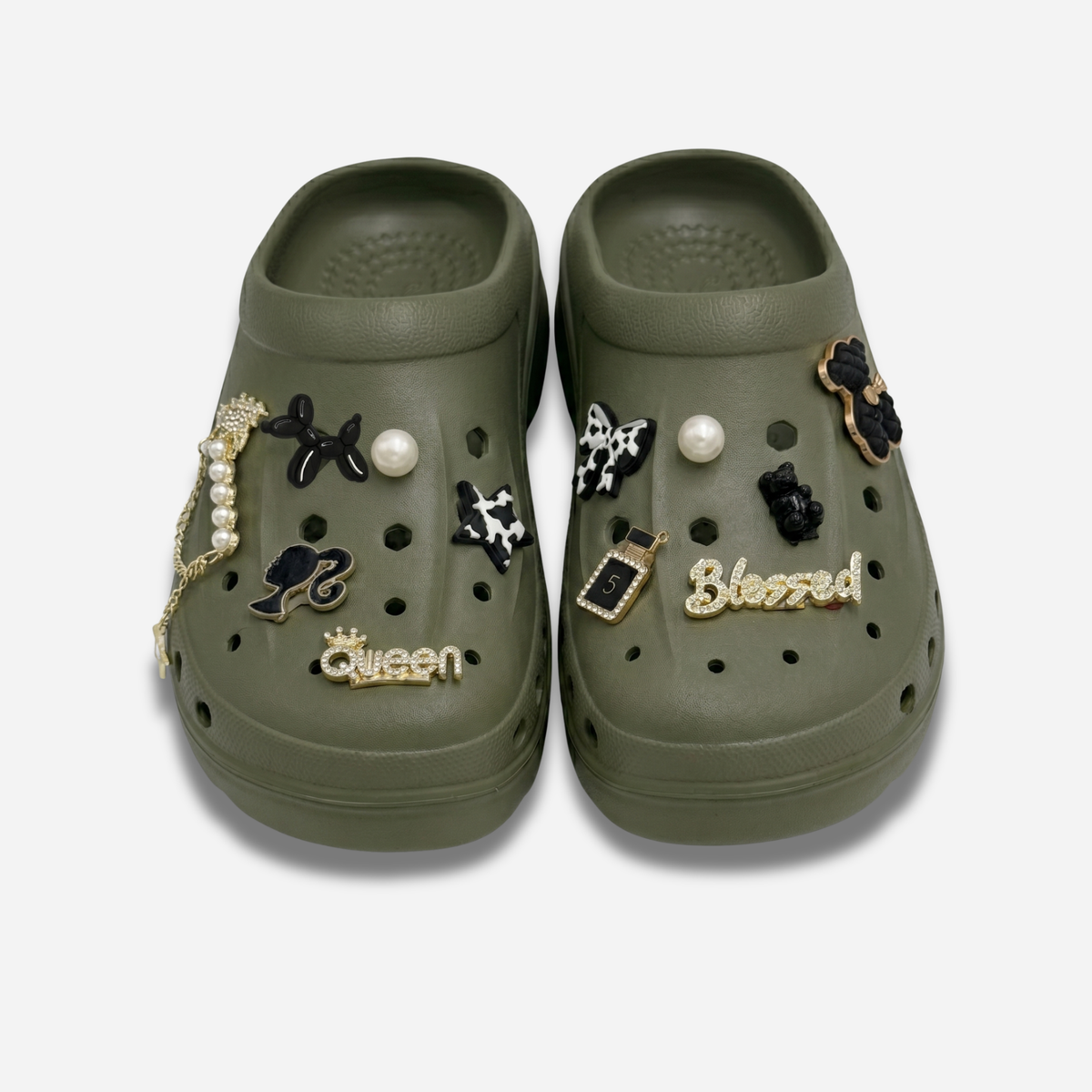 Clogs Hexa Black & Gold