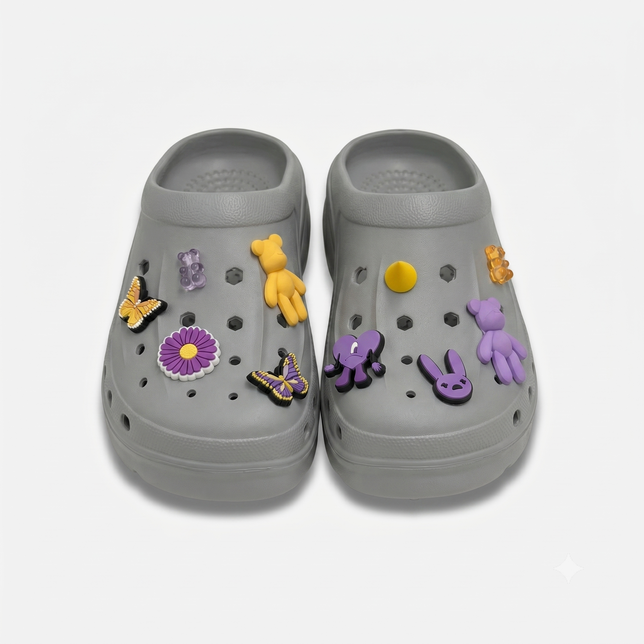 Clogs Hexa Purple and Yellow
