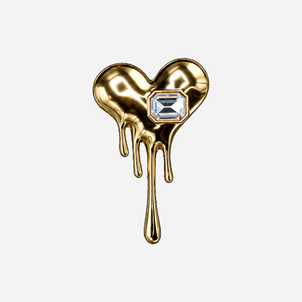 Goldene Metallic-Clognadeln - 1