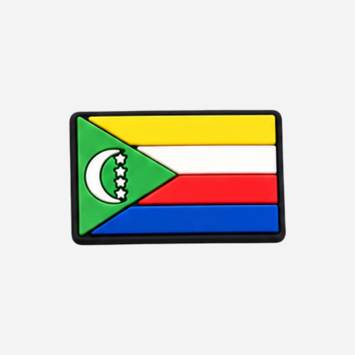 Charm für Clogs – Afrikanische Flagge