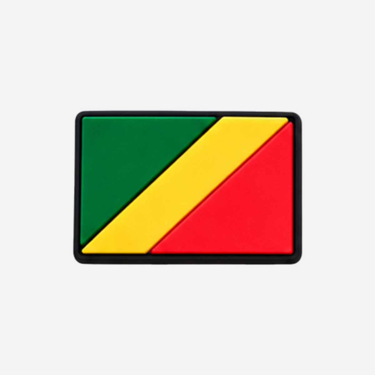 Charm für Clogs – Afrikanische Flagge