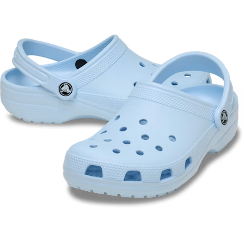 Himmelblaue Crocs Clogs
