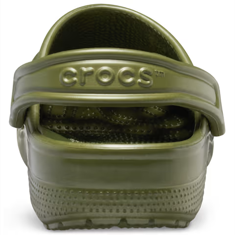 Khakifarbene Crocs-Clogs