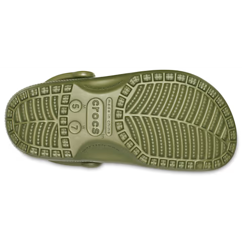 Khakifarbene Crocs-Clogs