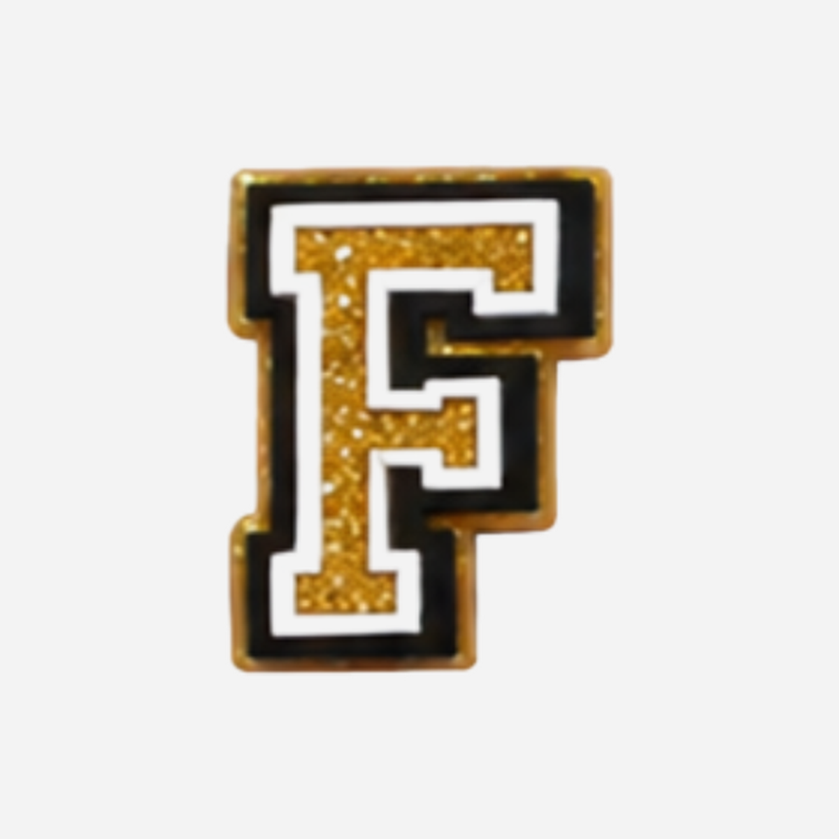 Charm für Clogs – Goldene Buchstaben