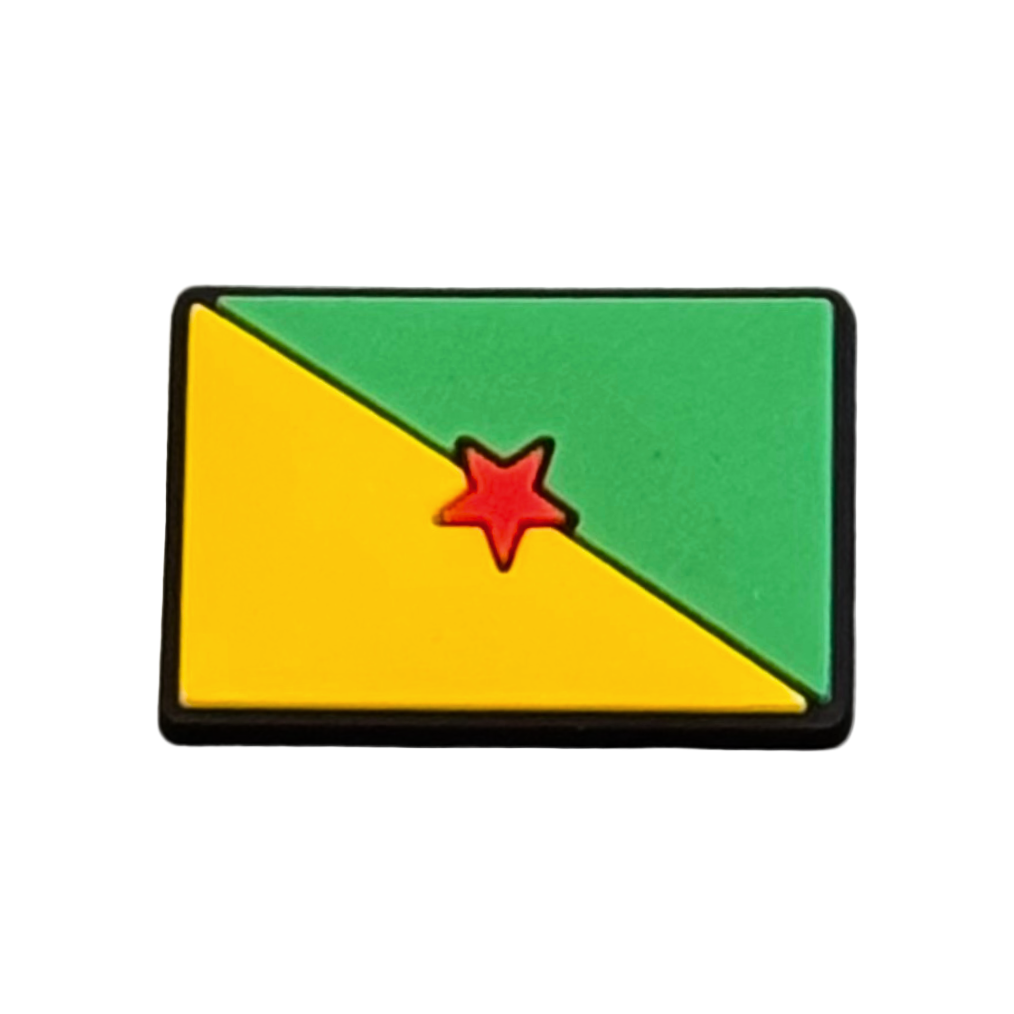 Charm für Clogs – Flagge der französischen Überseegebiete