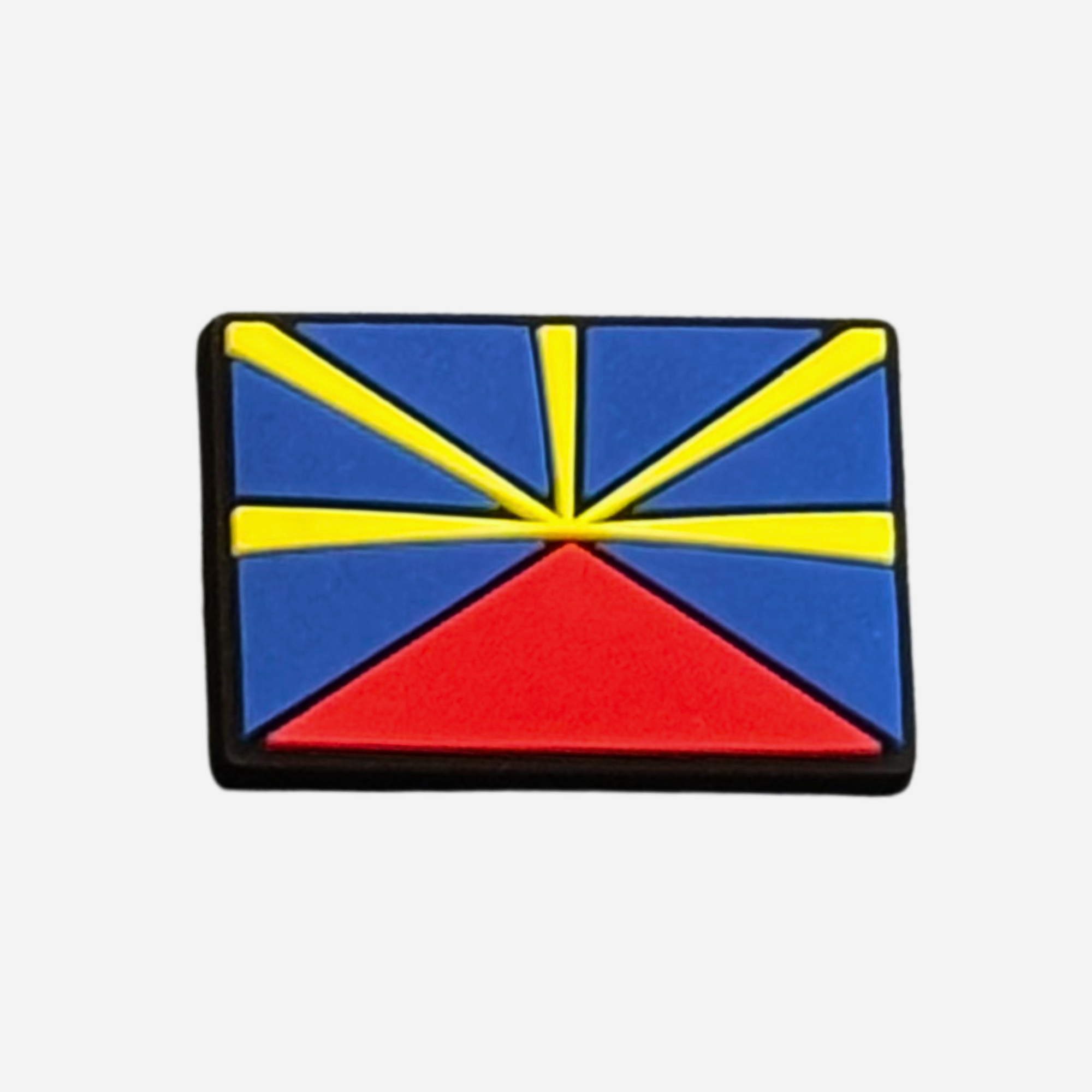 Charm für Clogs – Flagge der französischen Überseegebiete