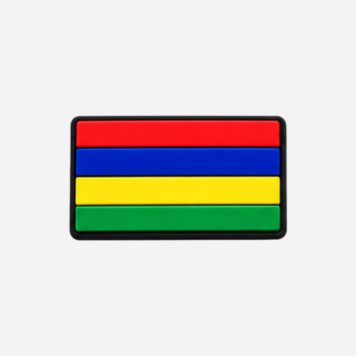 Charm für Clogs – Afrikanische Flagge