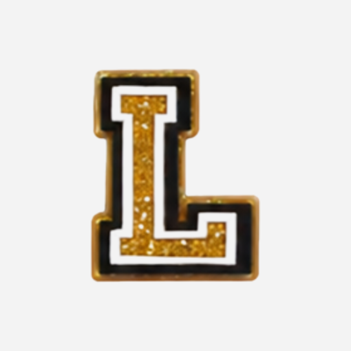 Charm für Clogs – Goldene Buchstaben