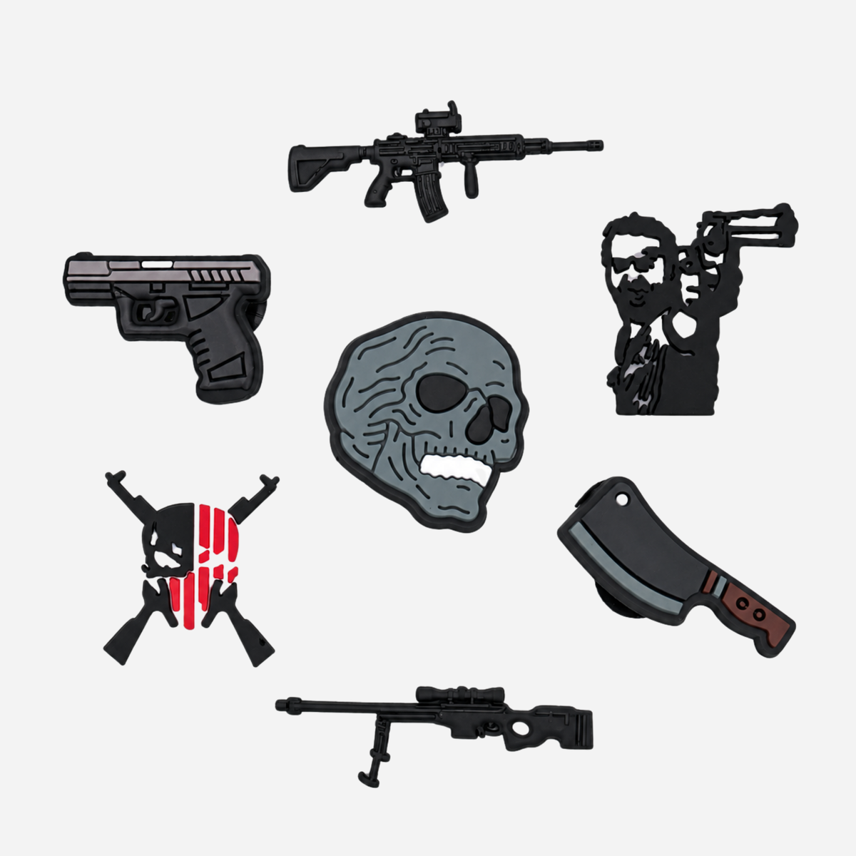 Charms für Clogs - Waffen