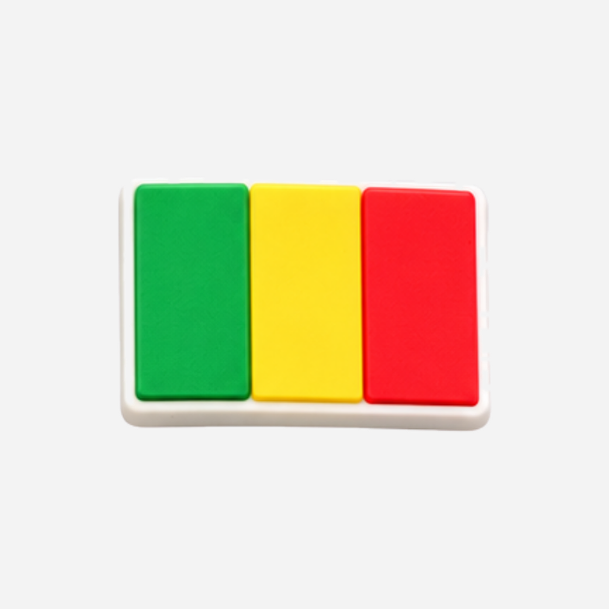 Charm für Clogs – Afrikanische Flagge