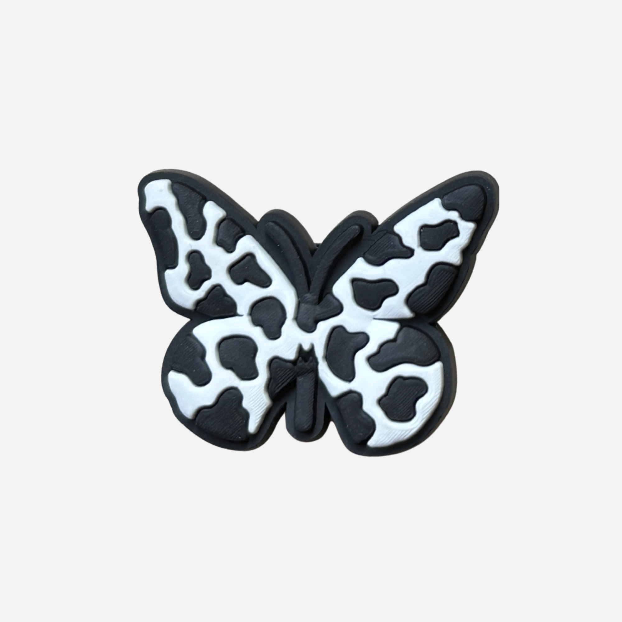 Pin's pour Clogs - Motif Vache Noir & blanc