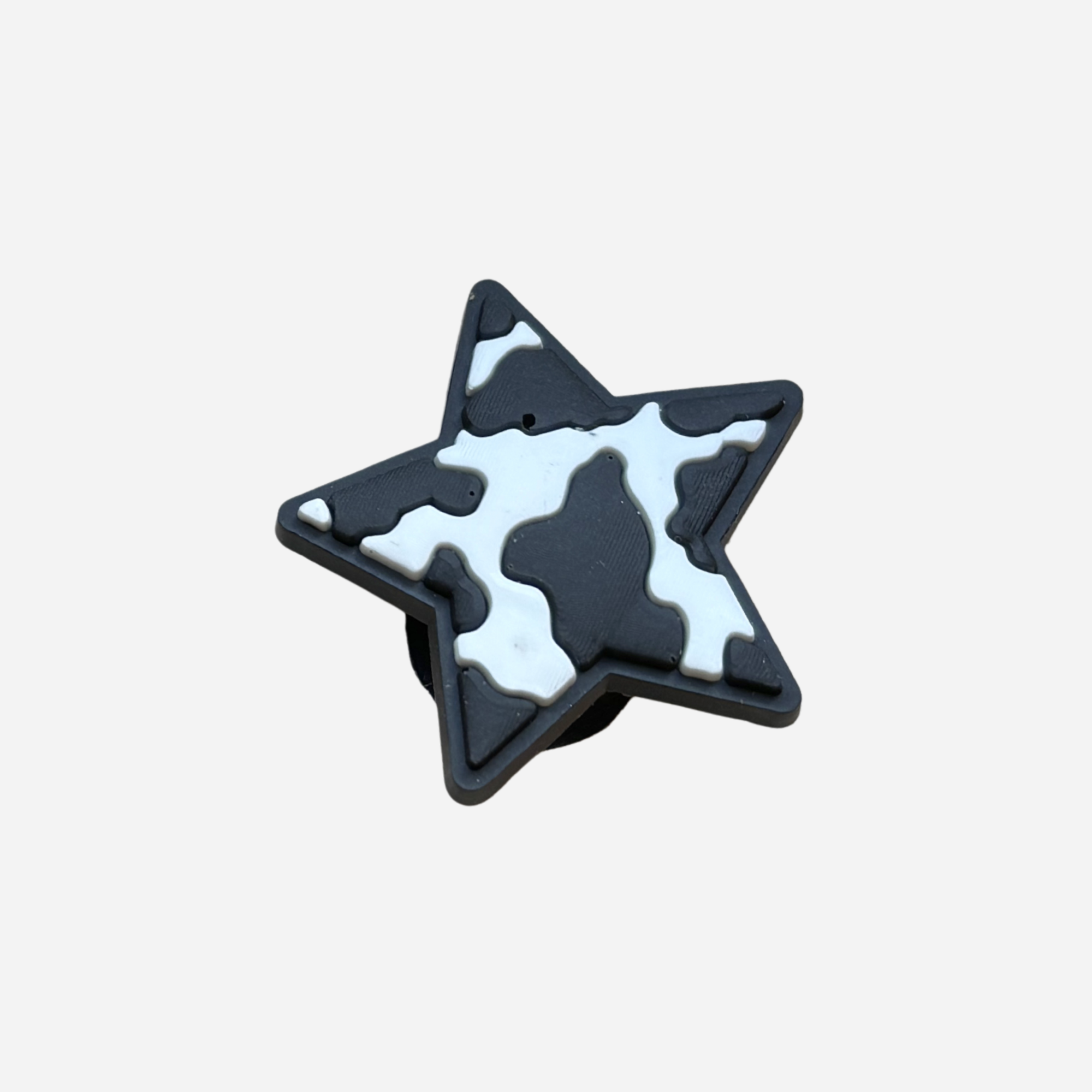 Pin's pour Clogs - Motif Vache Noir & blanc