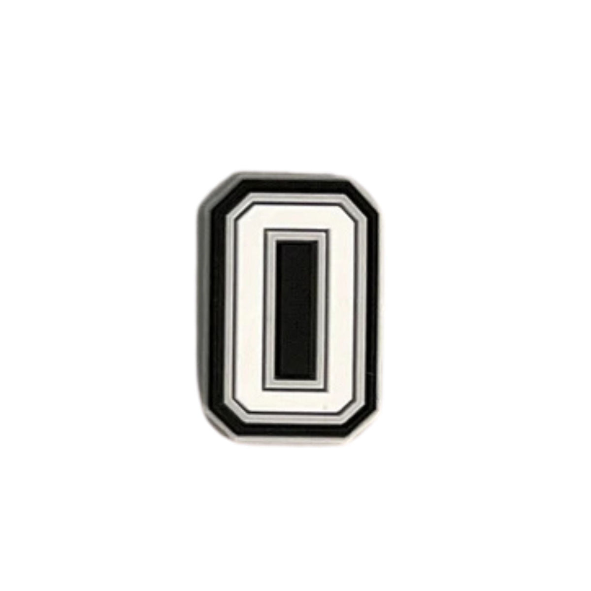 lettre o noir et blanc