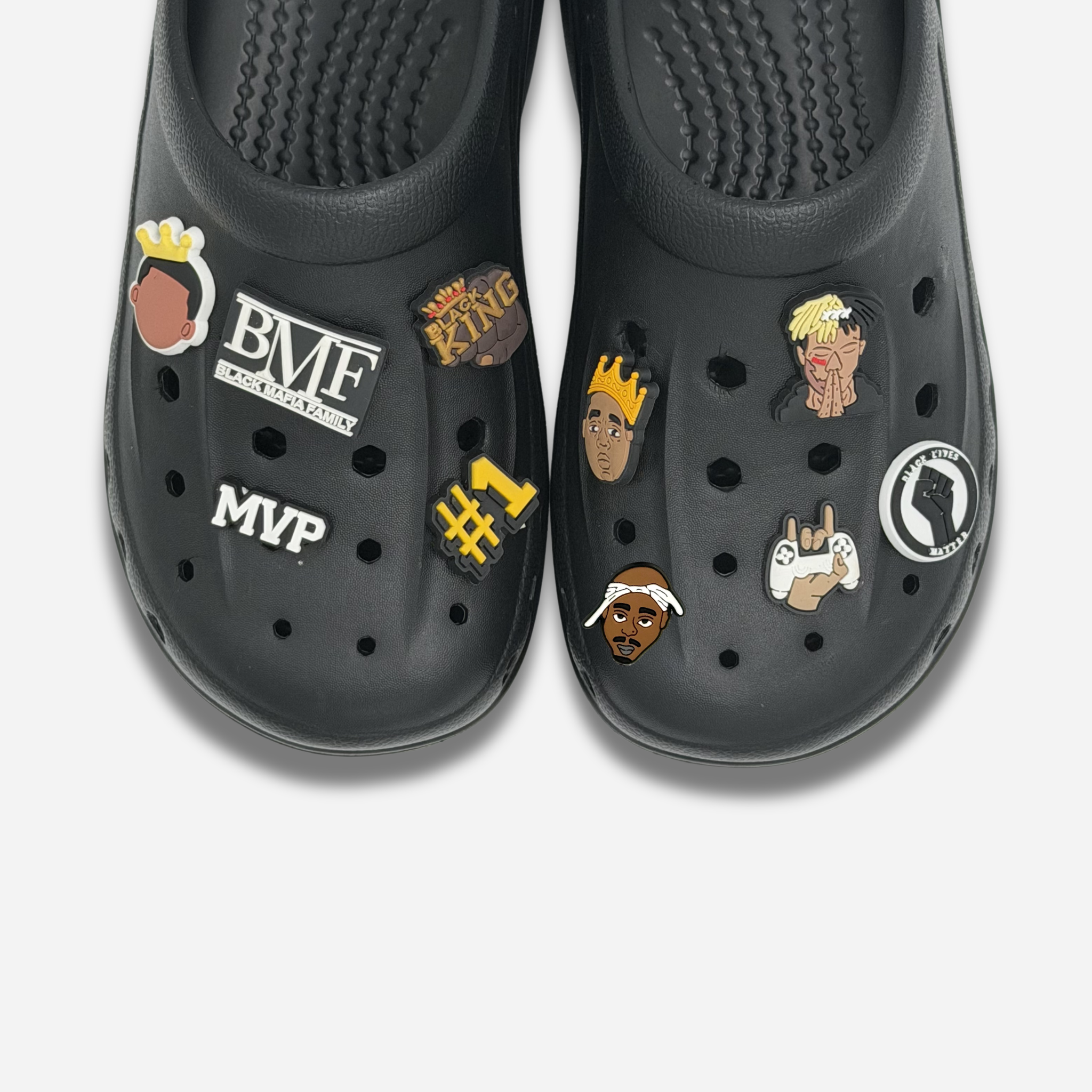 10er-Packung Charms für Clogs – BLM