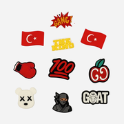 10er-Packung StollenCharms für Clogs - Türkei