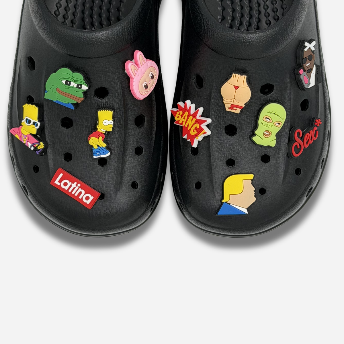 11er-Pack Charms für Clogs – Spaß und Troll
