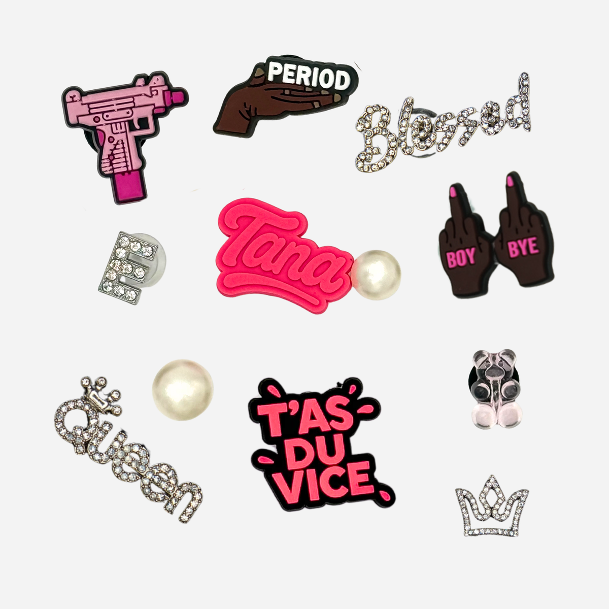 12er-Pack Charms - Elysha