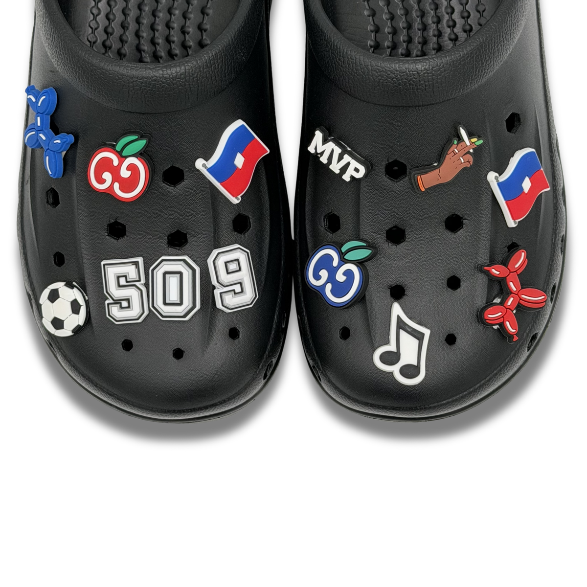 10er-Packung Stollennadeln für Clogs – Haiti