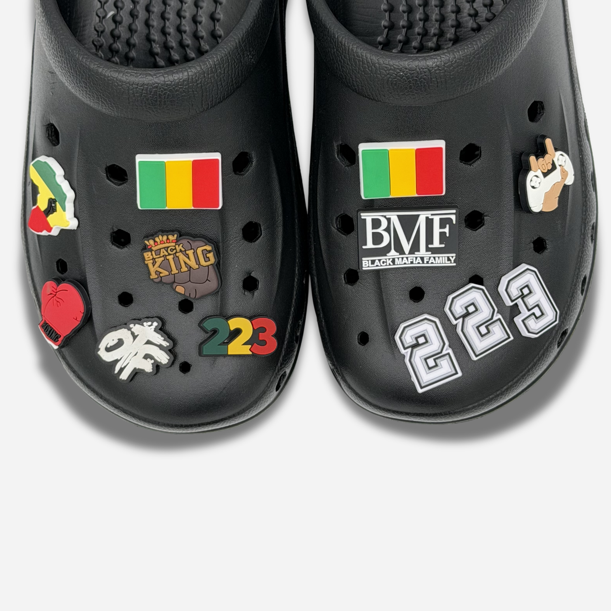 13er-Packung StollenCharms für Clogs - Mali