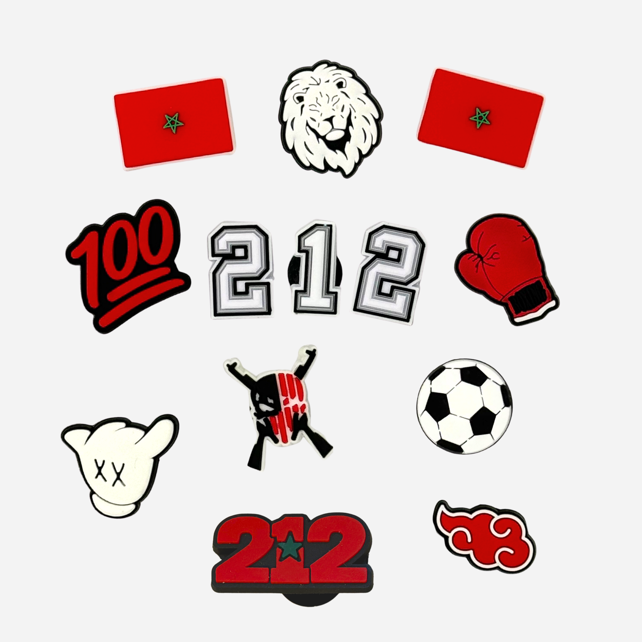 12er-Pack Clognadeln - Marokko