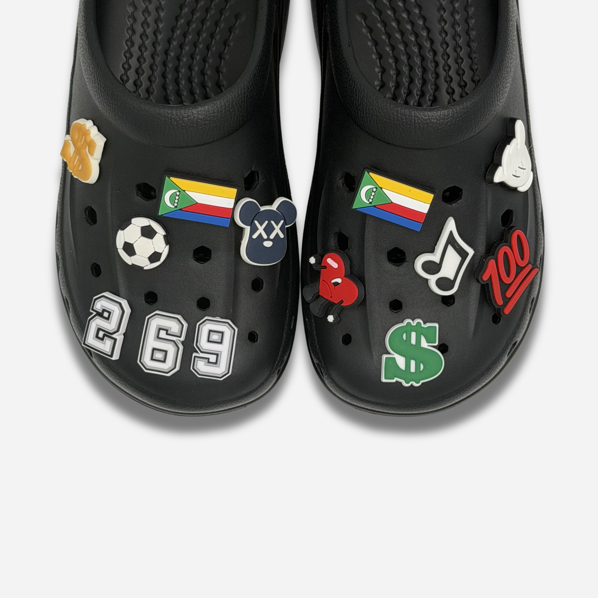 13er-Packung Charms für Clogs - Komoren