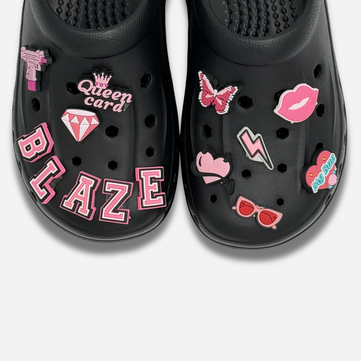 14er-Pack Charms für Clogs – Blaze Girly