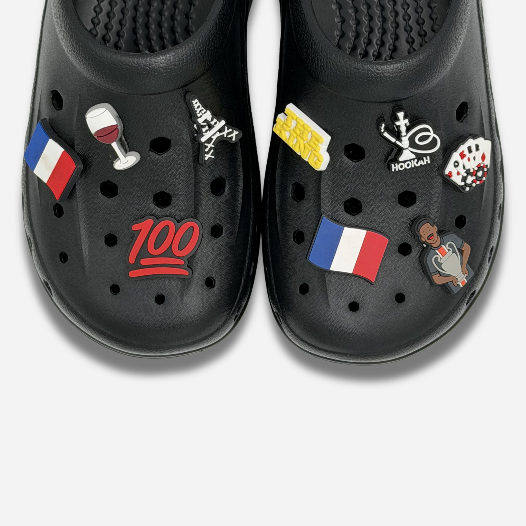 9er-Packung Stollennadeln für Clogs – Frankreich