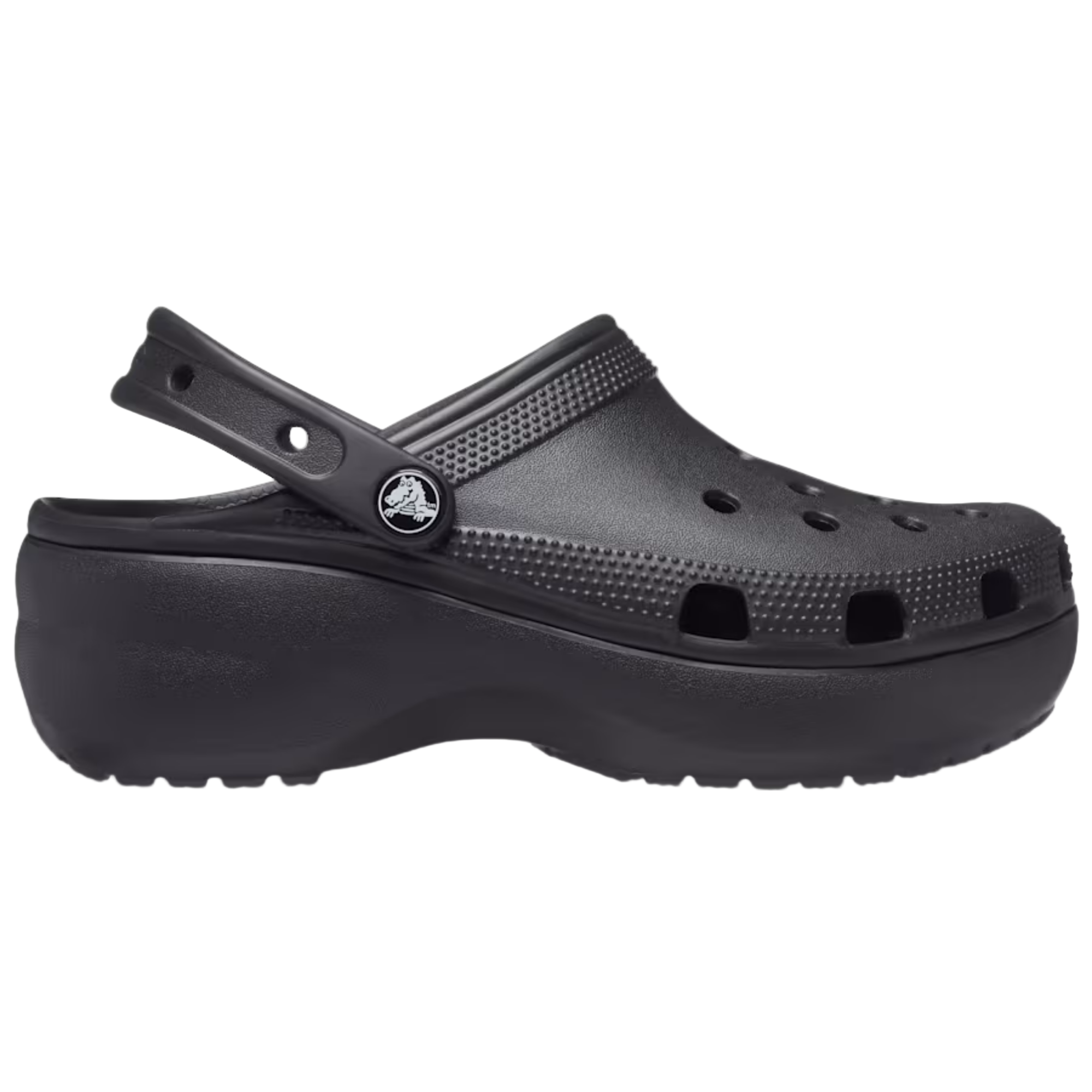 Crocs Plateau-Clogs in Schwarz