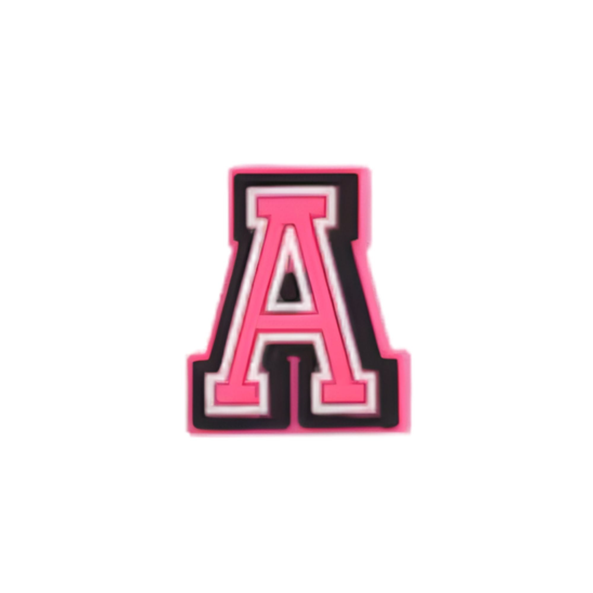 Charms für Clogs – Rosa Buchstaben