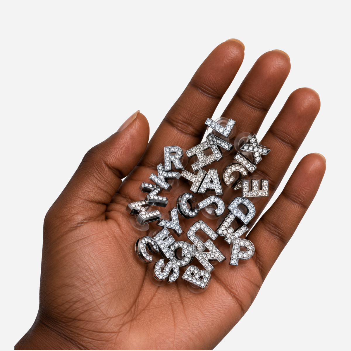 Charms für Clogs – Metallbuchstaben