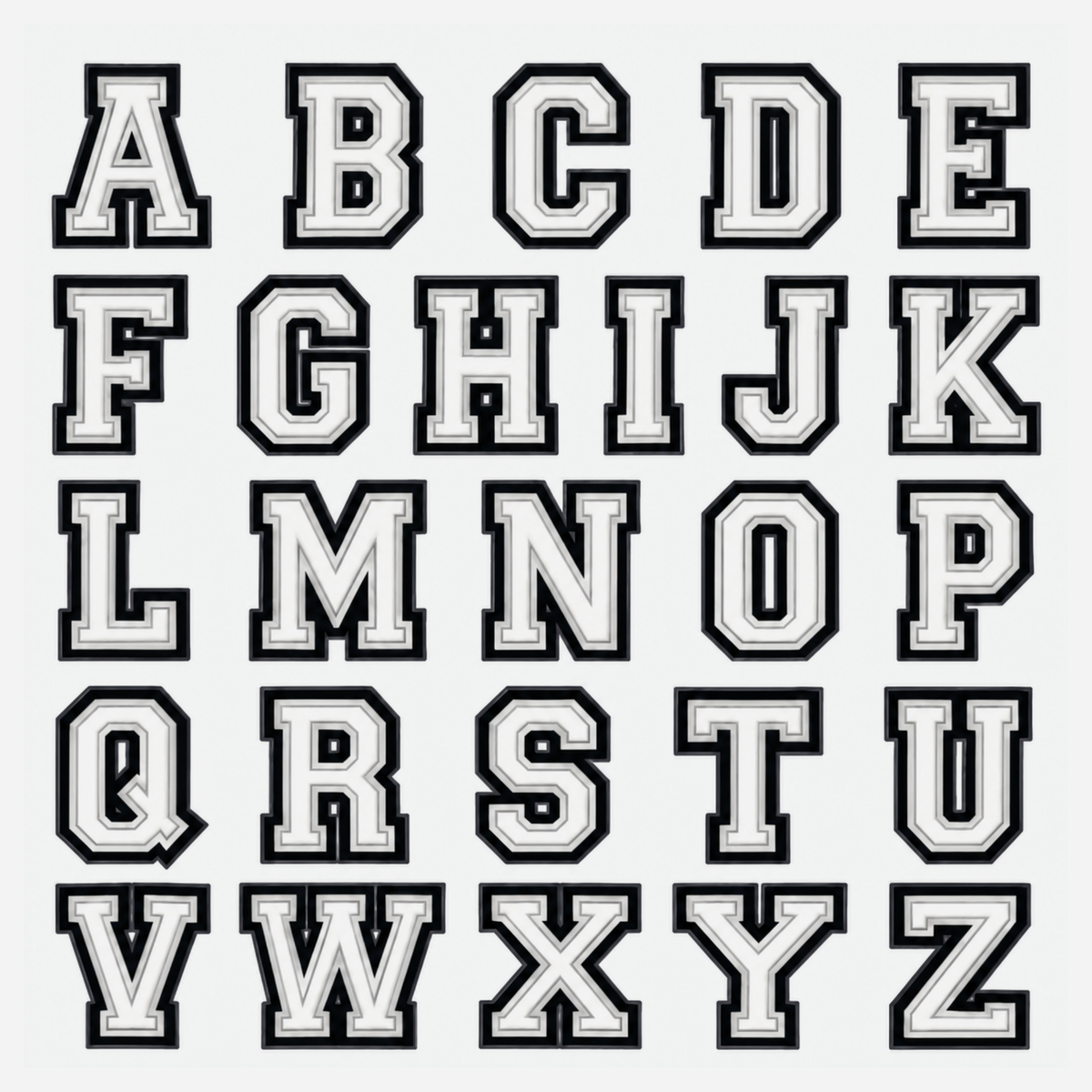 Charms für Clogs - Buchstaben