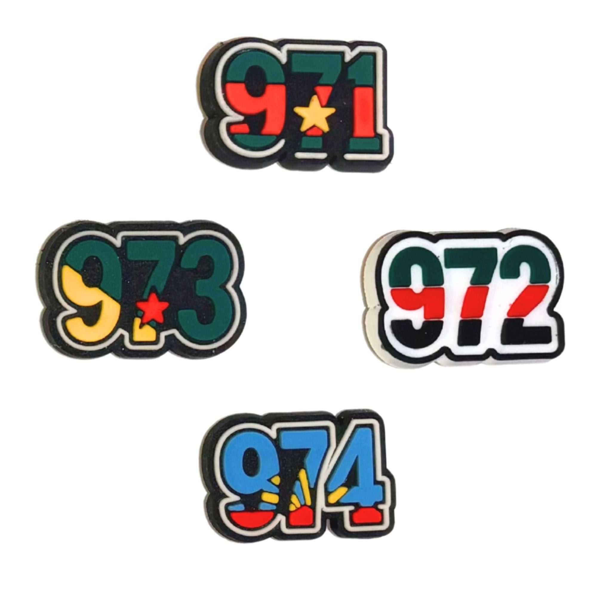 Charms für Clogs – Französische Überseegebiete