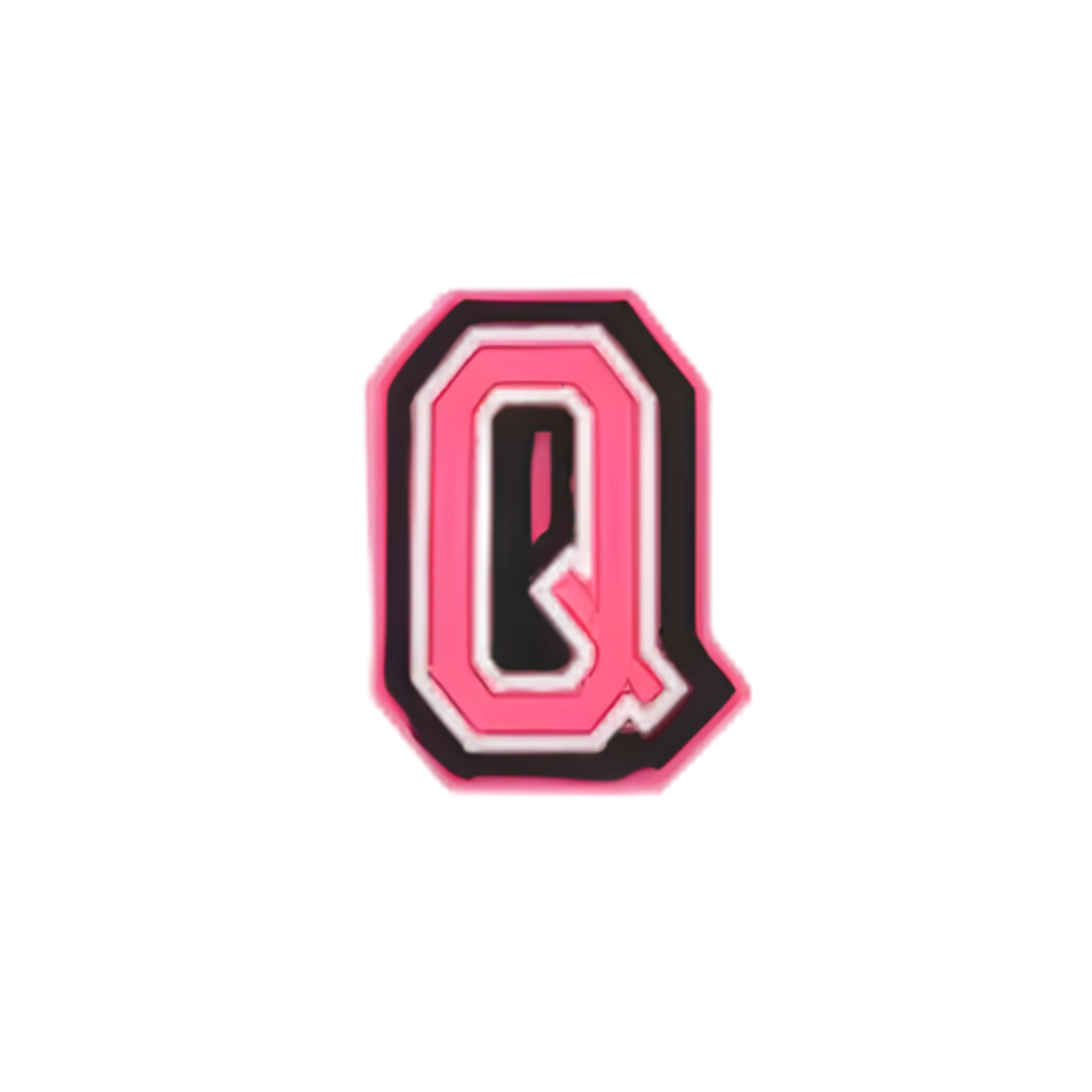 Charms für Clogs – Rosa Buchstaben