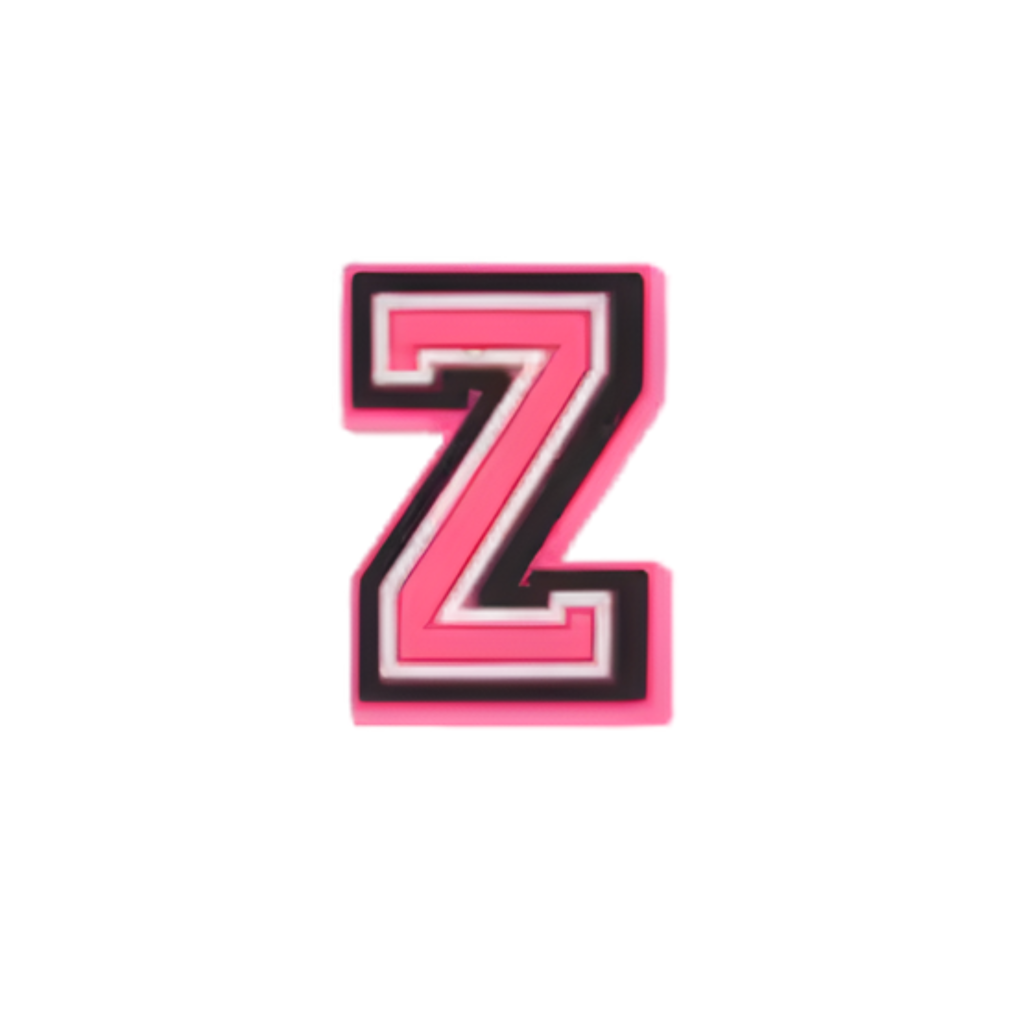 Charms für Clogs – Rosa Buchstaben