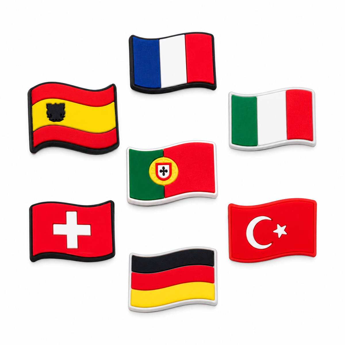 Charm für Clogs – Europäische Flagge