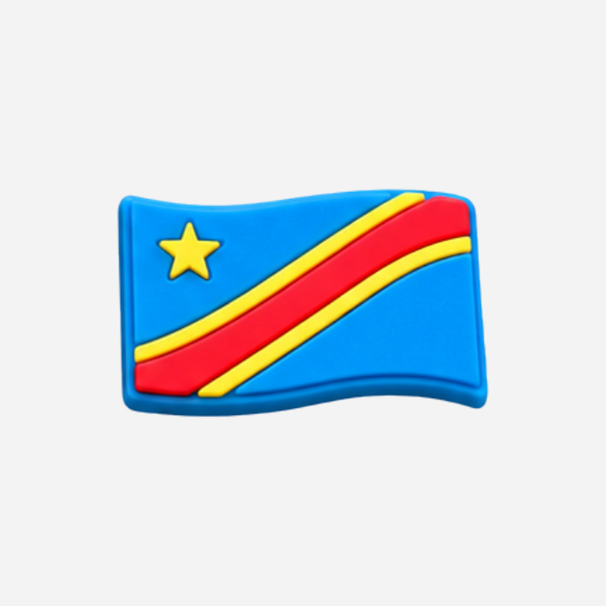 Charm für Clogs – Afrikanische Flagge