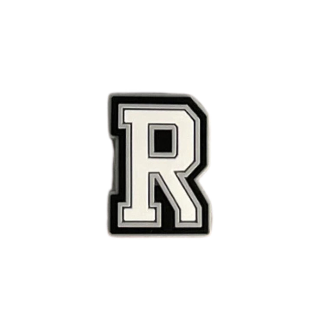 lettre r noir et blanc